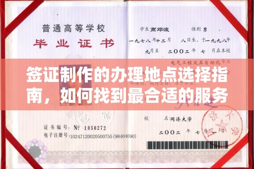 南开签证制作的办理地点选择指南，如何找到最合适的服务点